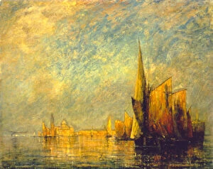 Sunset, San Giorgio, late 19th-early 20th century. Creator: William Gedney Bunce