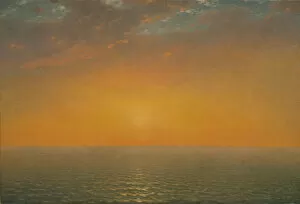 Light Gallery: Sunset on the Sea, 1872. Creator: John Frederick Kensett