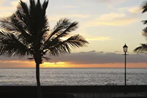 La Palma Prints: Sunset over the sea, Tazacorte, La Palma, Canary Islands, Spain, 2009