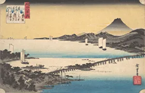 Sunset at Seta. Creator: Ando Hiroshige