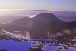 Sunset from slopes of An Teallach, Ross-Shire, Scotland in April, 20th century. Artist: CM Dixon Sunset from slopes of An Teallach, Ross-Shire, Scotland in April, 20th century. Artist: CM Dixon