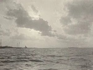Sunset Over Water, 1890s. Creator: William B Post