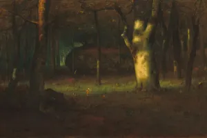 Sunset in the Woods, 1891. Creator: George Inness