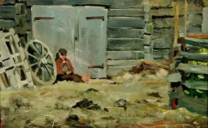 Cartwheel Prints: In the Sunshine, 1884. Creator: Akseli Gallen-Kallela