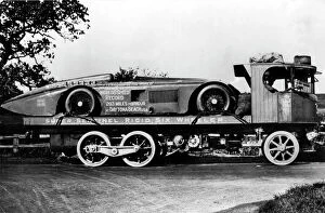 1927 Gallery: Super Sentinel truck with the Sunbeam 1000hp land speed record breaker. Creator: Unknown