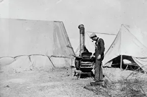 In Superior Camp - Mine strike, Pennsylvania, between c1910 and c1915. Creator: Bain News Service