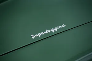 Logo Gallery: Superleggera logo on a 1961 Aston Martin DB4 GT previously owned by Donald Campbell