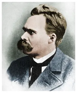 'Superman': Friedrich Nietzsche, German philosopher, 19th century (1956). Artist: Unknown 'Superman': Friedrich Nietzsche, German philosopher, 19th century (1956). Artist: Unknown