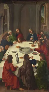 Easter Prints: The Last Supper, 1485. Creator: Master of the Virgo inter Virgines