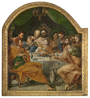 Predicting Prints: The Last Supper, 1544. Creator: Anon