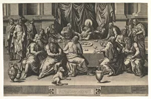 Discussing Gallery: The Last Supper, 1551. Creator: Giorgio Ghisi