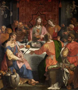 The Last Supper, 1589-1596. Creator: Ambrosius Francken I