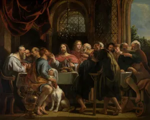 Predicting Prints: The Last Supper, 1654-1655. Creator: Jacob Jordaens I
