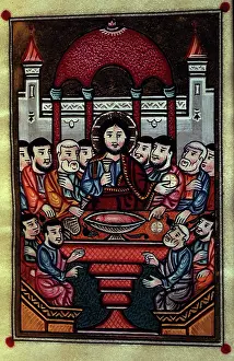 Armenian Prints: The Last Supper, 1695. Creator: Unknown