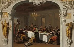 Banqueting Hall Gallery: The Last Supper, 1713 / 1714. Creator: Sebastiano Ricci