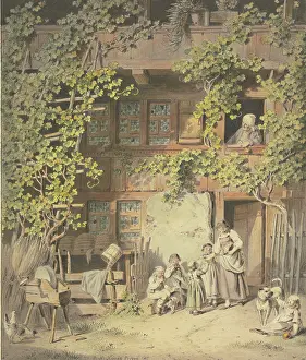 Doors Prints: The Last Supper, 1800. Creator: Franz Niklaus Konig