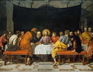 Jesu Prints: The Last Supper. Artist: Pourbus, Frans, the Younger (1569-1622)