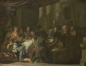 Last Supper Prints: The Last Supper, c.1664-c.1665. Creator: Gerard de Lairesse