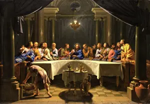 Rays Of Light Prints: The Last Supper, c1678. Creator: Jean-Baptiste de Champaigne