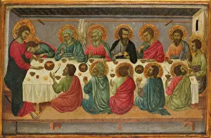 Tables Collection: The Last Supper, ca. 1325-30. Creator: Ugolino da Siena