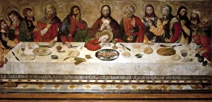 Supper Prints: Last Supper, oil Painting by an anonymous author