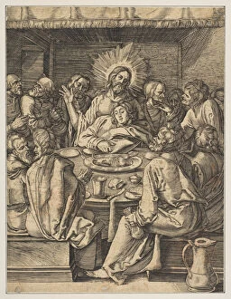 Disciple Gallery: The Last Supper, from The Small Passion (copy).n.d. Creator: Abraham Waesberge