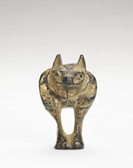 Support in the form of a bear, Han dynasty, 206 BCE-220 CE. Creator: Unknown