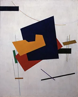 Ivan Vassilyevich 1873 1942 Prints: Suprematism, before 1916. Artist: Klyun, Ivan Vassilyevich (1873-1942)