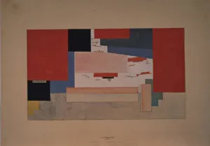 Malevich Prints: Suprematism. Sketch for a theatre curtain