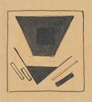 Malevich Prints: Suprematist Composition: Projected Plane