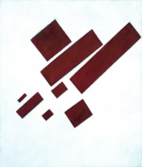 Suprematist Painting (Eight Red Rectangles), 1915