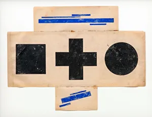 Suprematist Pattern, ca 1921. Artist: Chashnik, Ilya Grigoryevich (1902-1929) Suprematist Pattern, ca 1921. Artist: Chashnik, Ilya Grigoryevich (1902-1929)
