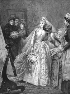 Wedding Day Prints: The Supreme Moment'; Come is the bride ready to go to church?'-Romeo and Juliet