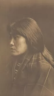 Edwards Curtis Gallery: Suquamish Girl, 1912. Creator: Edward Sheriff Curtis