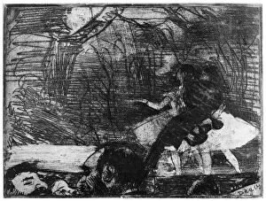 Campell Dodgson Collection: Sur la Scene, c1850-1910 (1924). Artist: Edgar Degas