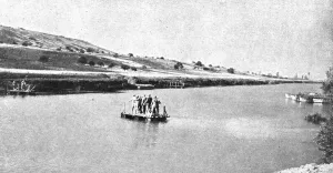 Ferry Boat Prints: Sur le Marne; passage de la Marne a Passy