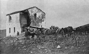 Sur les champs de bataille Macedoniens de Gornitchevo et du Kaimaktchalan; La premiere... 1916. Creator: Unknown