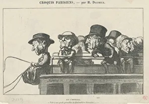 Haughty Prints: Sur l'Imperiale, 19th century. Creator: Honore Daumier