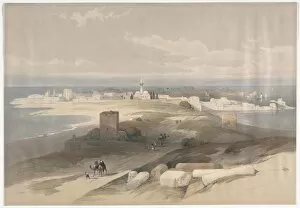1796 1864 Gallery: Sur or Tsor, Ancient Tyre from the Isthmus, 1839. Creator: David Roberts (British, 1796-1864)