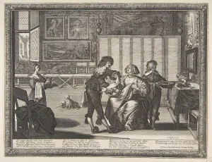 Treating Prints: The Surgeon (La Saignee), 1632. Creator: Abraham Bosse