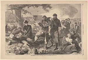 The Surgeon at Work at the Rear During an Engagement (Harper's Weekly, Vol