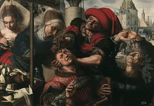 Hemessen Prints: Surgery, 1550-1555. Artist: Hemessen, Jan Sanders, van (c. 1500-c. 1566)