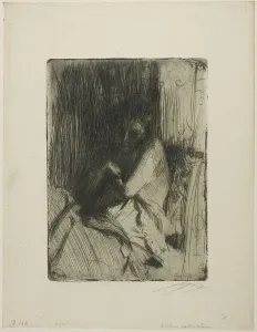 Surprised, 1898. Creator: Anders Leonard Zorn