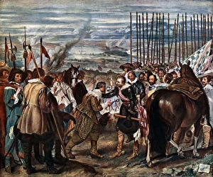 Ambrosius Collection: The Surrender of Breda, June 2nd, 1625, (c1635). Artist: Diego Velazquez