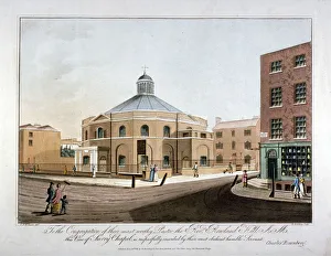 Blackfriars Road Prints: Surrey Chapel, Blackfriars Road, Southwark, London, 1816. Artist: C Rosenberg