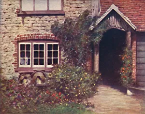World Pictures Prints: A Surrey Porch, 1903. Artist: Mortimer L Menpes