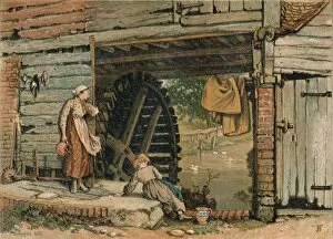 Birket Foster Gallery: A Surrey Water-Mill, mid-late 19th century. Creator: Unknown