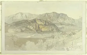 Friedrich Prints: Surroundings of Trient, 1856. Creator: Fritz Bamberger