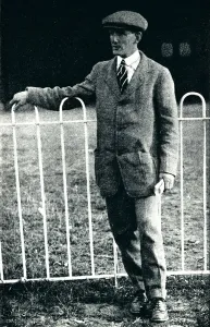 Brett Gallery: Survivor of a terrible smash: Mr Sydney Pickles, the Caudron expert, 1913 (1934)