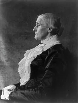 Photographic Prints 1890 1910 Gmgpc Prints: Susan B. Anthony, c1890-1906. Creator: Frances Benjamin Johnston